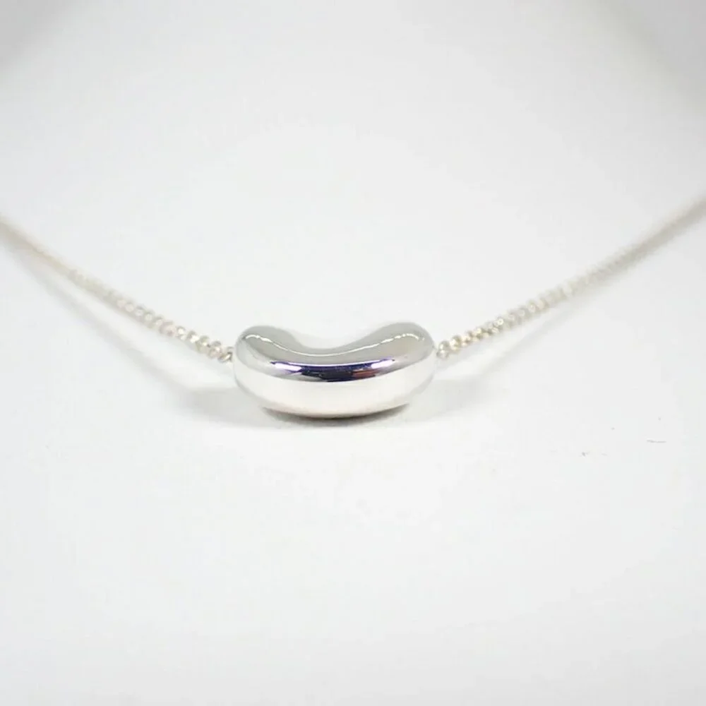 Tiffany 925 Bean Pendant Necklace - Picture 4 of 8